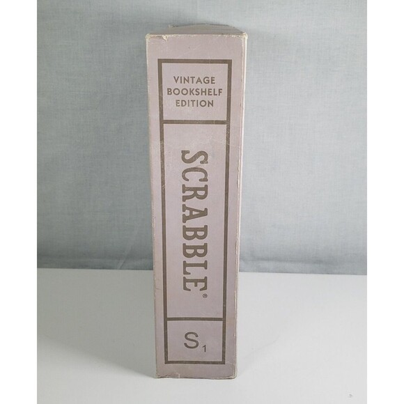 Hasbro Scrabble Crossword Game Vintage Bookshelf Edition Complete VG - Picture 3 of 16